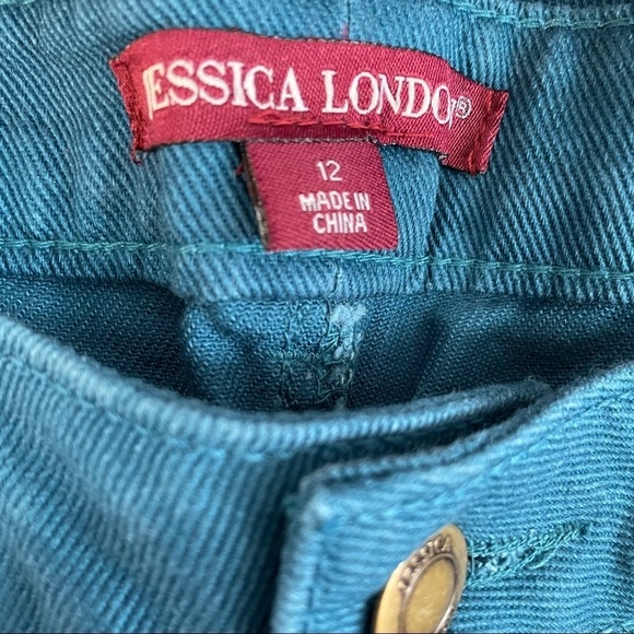 Jessica London Teal Straight Leg Jeans - Picture 3 of 5
